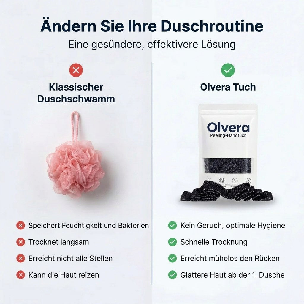 Olvera Peeling-Duschhandtuch
