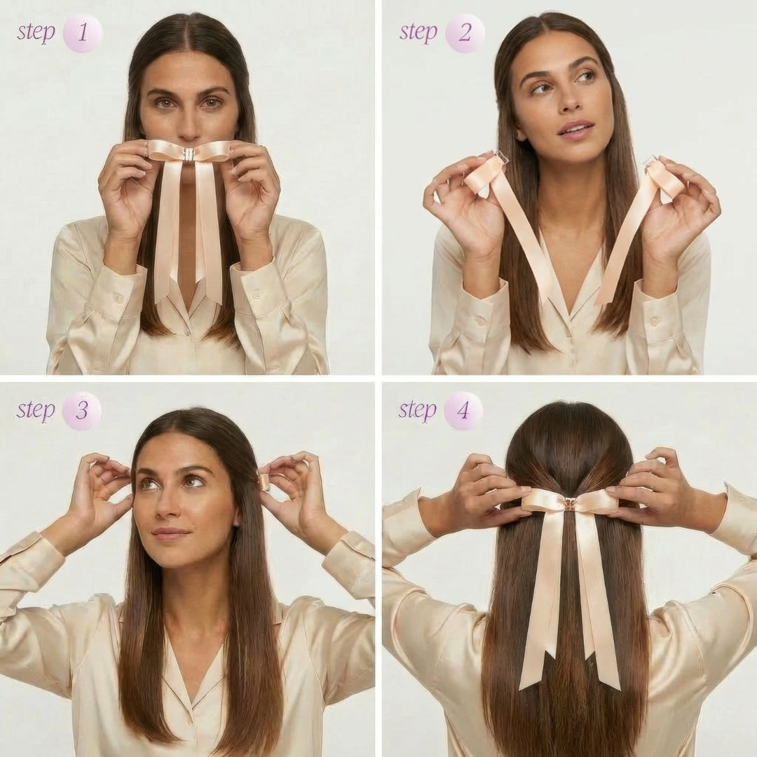 Olvera Band Puderrosa - Magnetische Haarspange