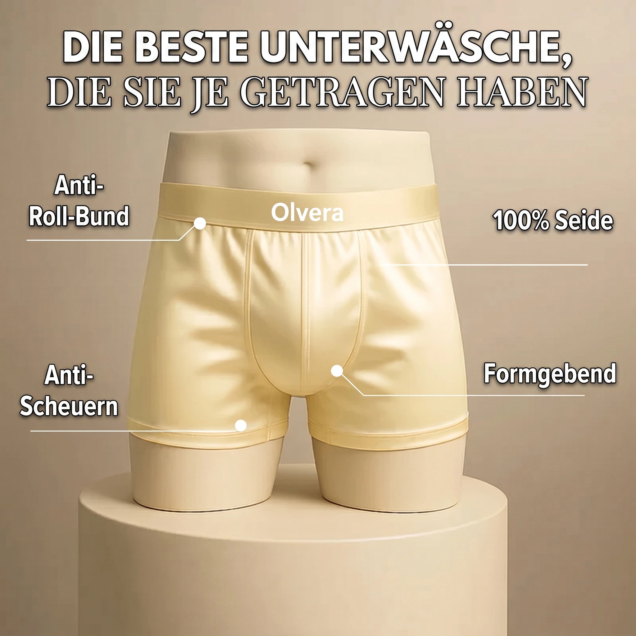 Olvera Seidenboxershorts | Premium-Komfort, nachhaltig gestaltet