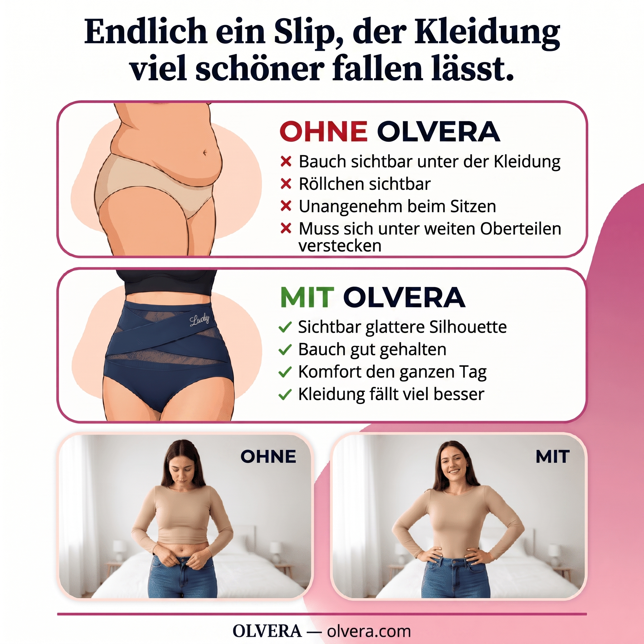 Shaping-Slip mit Hoher Taille — Nahtlose Bauchkontrolle