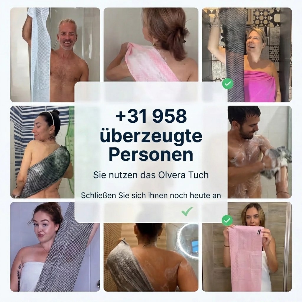 Olvera Peeling-Duschhandtuch